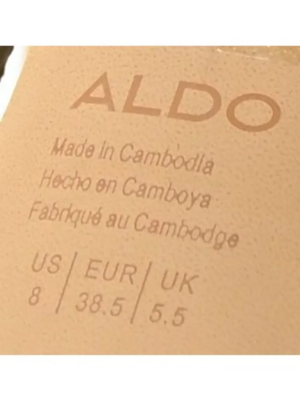 Aldo excellent pre